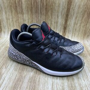 Nike Air Jordan ADG Black Cement Men's Size 10 Golf Shoes Black Red AR7995-001‎